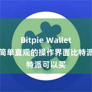 Bitpie Wallet提供了简单直观的操作界面比特派可以买